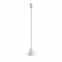 Sklep Kaja Stożkowa lampa wisząca do sypialni ⌀20,5cm 10880 ZENITH | Kaja szary Outlet
