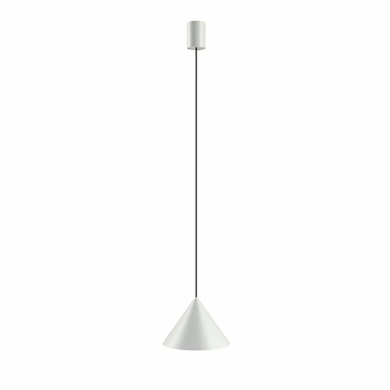 Sklep Kaja Stożkowa lampa wisząca do sypialni ⌀20,5cm 10880 ZENITH | Kaja szary Outlet