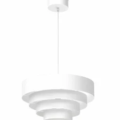 Sklep Kaja Stożkowa lampa wisząca z białymi kołami LX 3518 RINGS | Kaja Cheap