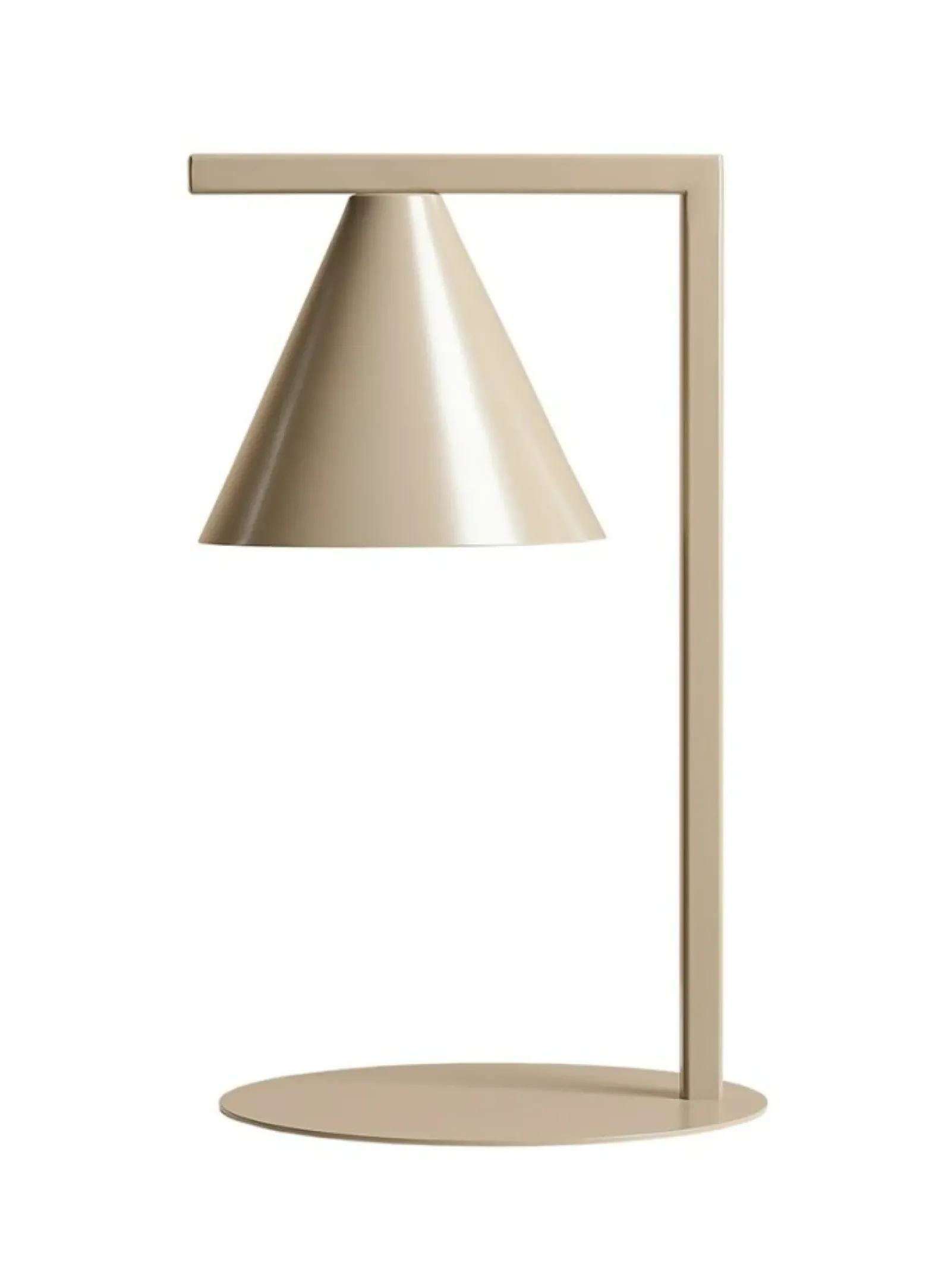 Sklep Kaja Stylowa, beżowa lampka biurkowa w stylu modern 1108B17 z serii FORM* Lampki Biurkowe