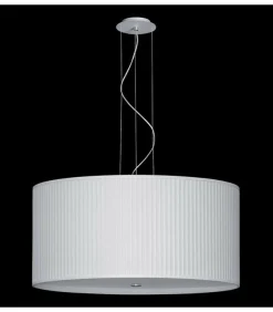 Sklep Kaja Stylowa, biała lampa wisząca z abażurem 67525 NODO | Kaja Oświetlenie Outlet