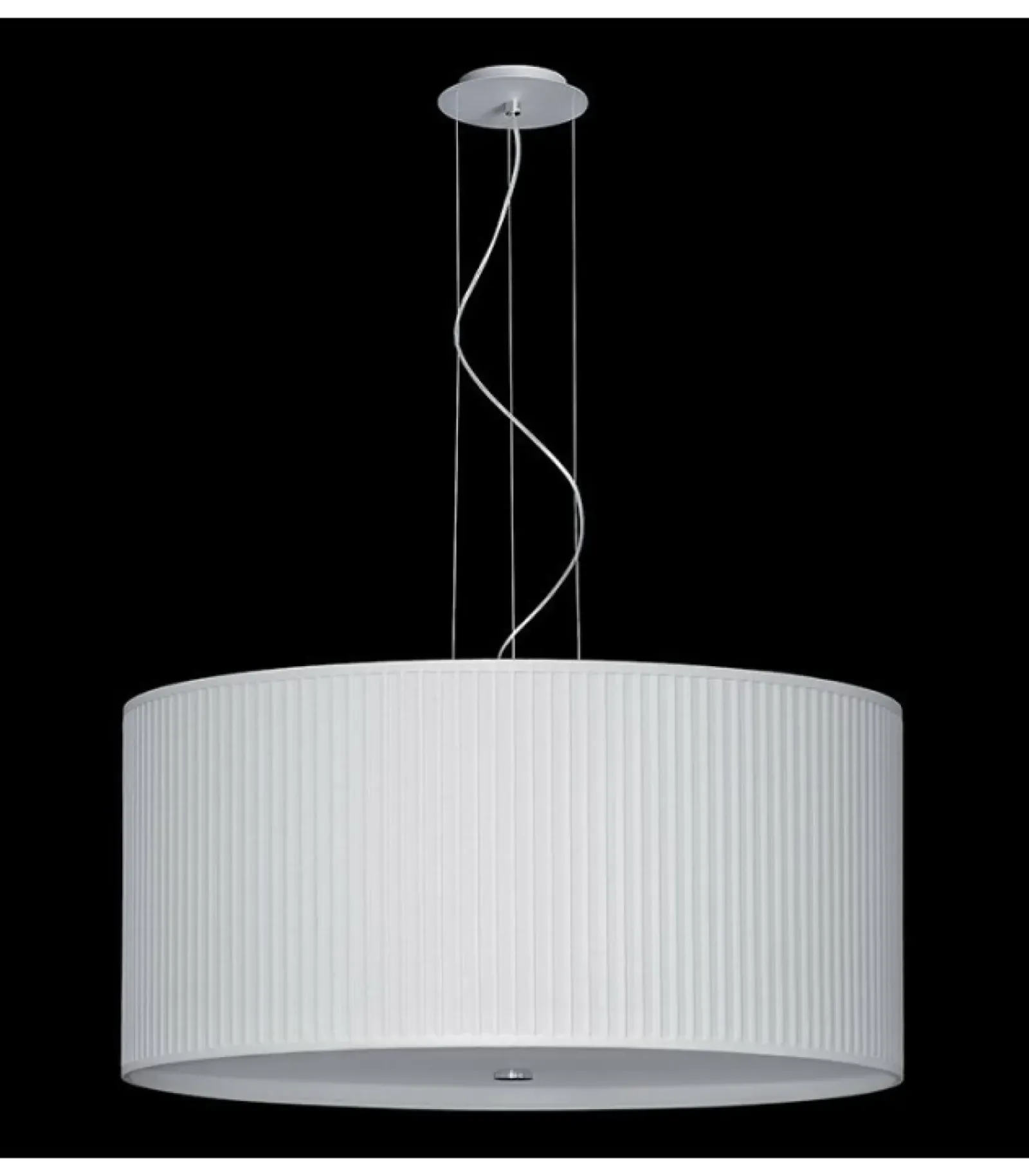 Sklep Kaja Stylowa, biała lampa wisząca z abażurem 67525 NODO | Kaja Oświetlenie Outlet