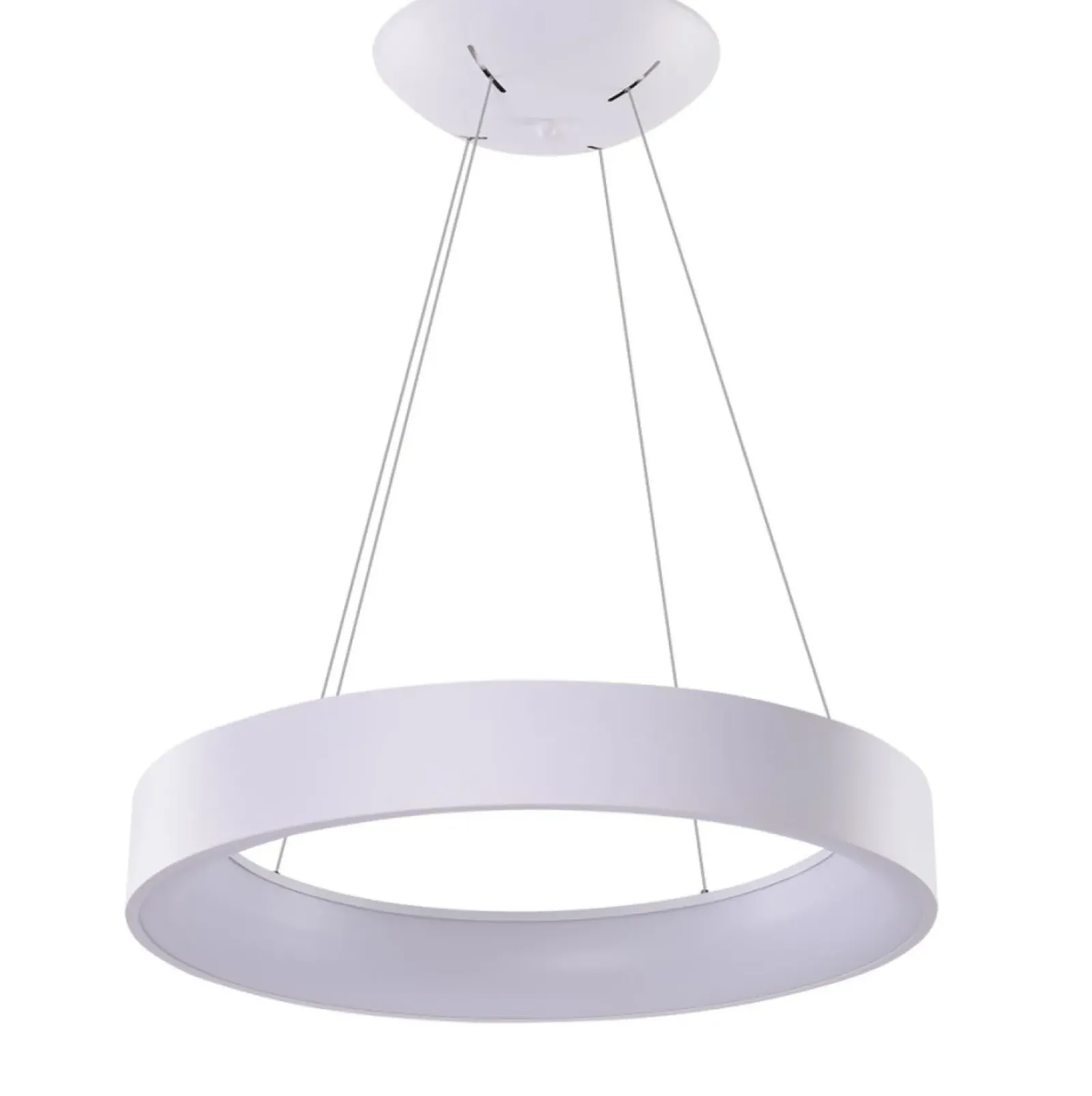 Sklep Kaja Stylowa biała lampa wisząca LED z pilotem AZ3973 SOLVENT | Kaja biały Best Sale