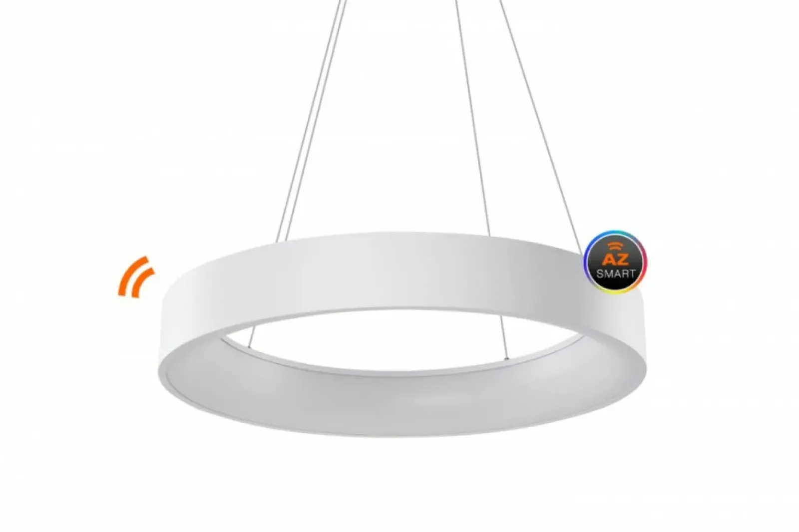 Sklep Kaja Stylowa biała lampa wisząca LED z pilotem AZ3973 SOLVENT | Kaja biały Best Sale