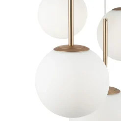 Sklep Kaja Stylowa, biało-złota lampa do salonu MOD321PL-05G z serii BASIC FORM Hot