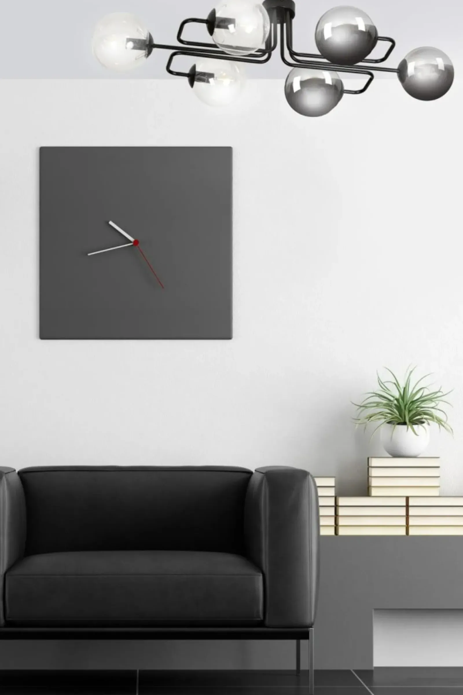 Sklep Kaja Stylowa czarna lampa sufitowa z kloszami 834/6A3 | Kaja Oświetlenie Cheap