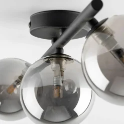 Sklep Kaja Stylowa, czarna lampa sufitowa do kuchni TK 6855 ESTERA BLACK | Kaja Cheap