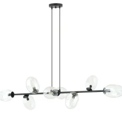 Sklep Kaja Stylowa, czarna lampa wisząca nad stół 1262/8 z serii PANDORA | Kaja Flash Sale