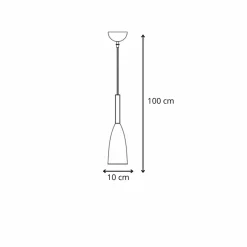 Sklep Kaja Stylowa czarno-złota lampa wisząca LP-181/1P GD SOLIN | Kaja Clearance