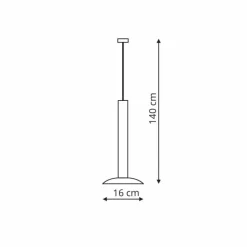 Sklep Kaja Stylowa, dekoracyjna lampa wisząca LED LP-1661/1P BK HAT | Kaja Store