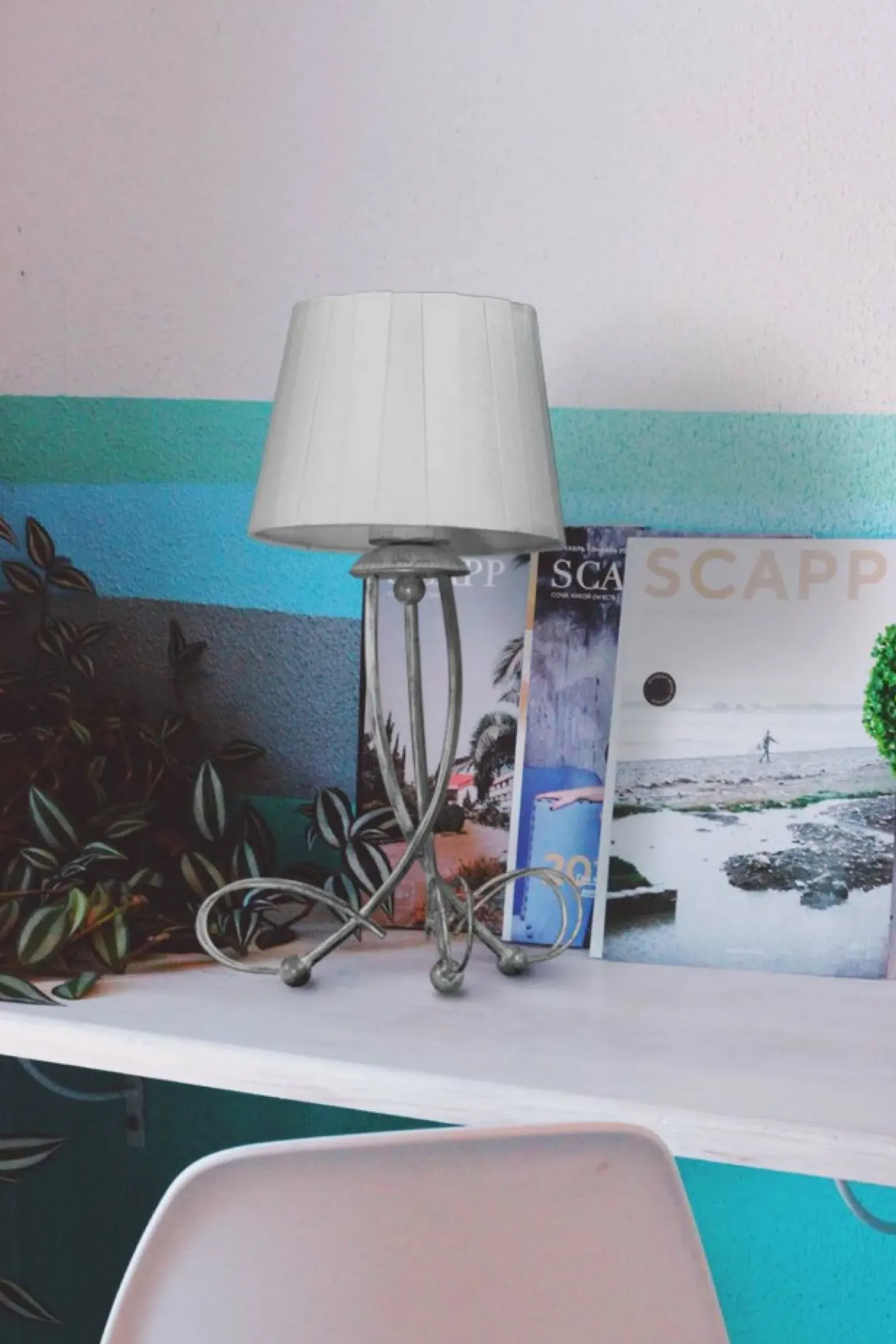 Sklep Kaja Stylowa, dekoracyjna lampka stołowa K-4083 SOFIA | Kaja Oświetlenie* Lampki Stołowe Z Abażurem|Lampki Nocne Z Abażurem
