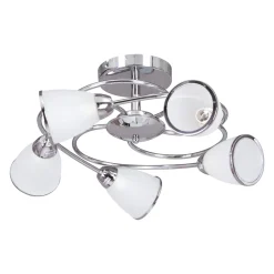 Sklep Kaja Stylowa lampa do salonu K-JSL-6059/5 CHR PLATO II | Kaja Oświetlenie* Randole Tradycyjne|Żyrandole Tradycyjne - Retro