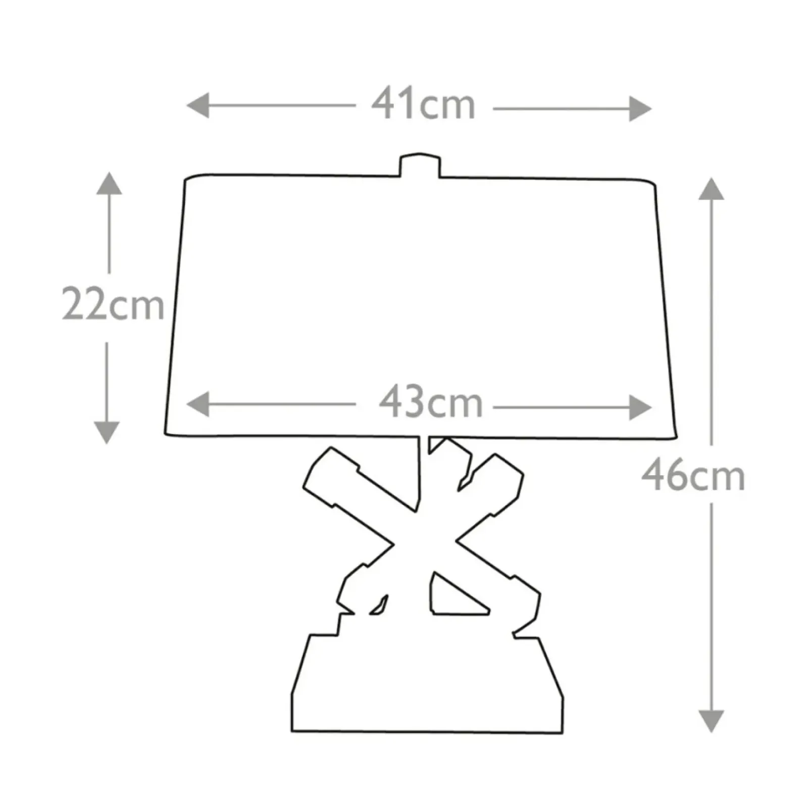 Sklep Kaja Stylowa lampa stołowa GN-JACKSON-SQUARE-TL z serii JACKSON SQUARE* Lampki Stołowe Z Abażurem|Tradycyjne Lampki Stołowe