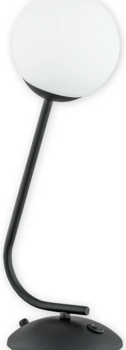 Sklep Kaja Stylowa lampa stołowa w czarnej oprawie O2908 L1 CZA| Kaja Oświetlenie* Tradycyjne Lampki Stołowe