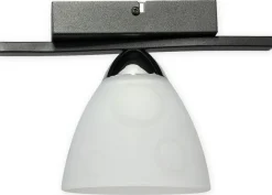 Sklep Kaja Stylowa lampa sufitowa, biały klosz O3291 P1 CZA + CH z serii MAGNI* Randole Tradycyjne