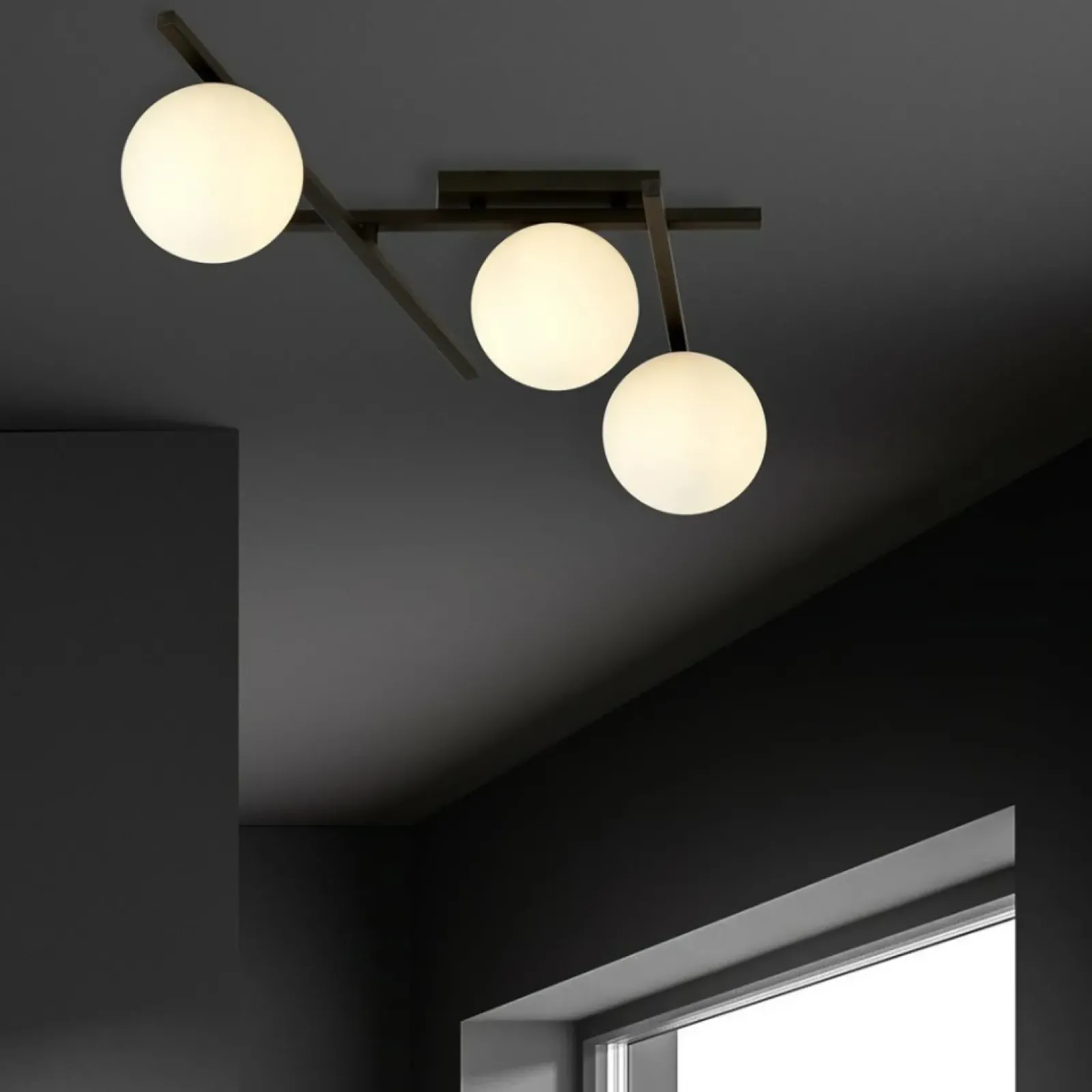 Sklep Kaja Stylowa lampa sufitowa do garderoby 1103/3 SMART | Kaja Oświetlenie Fashion