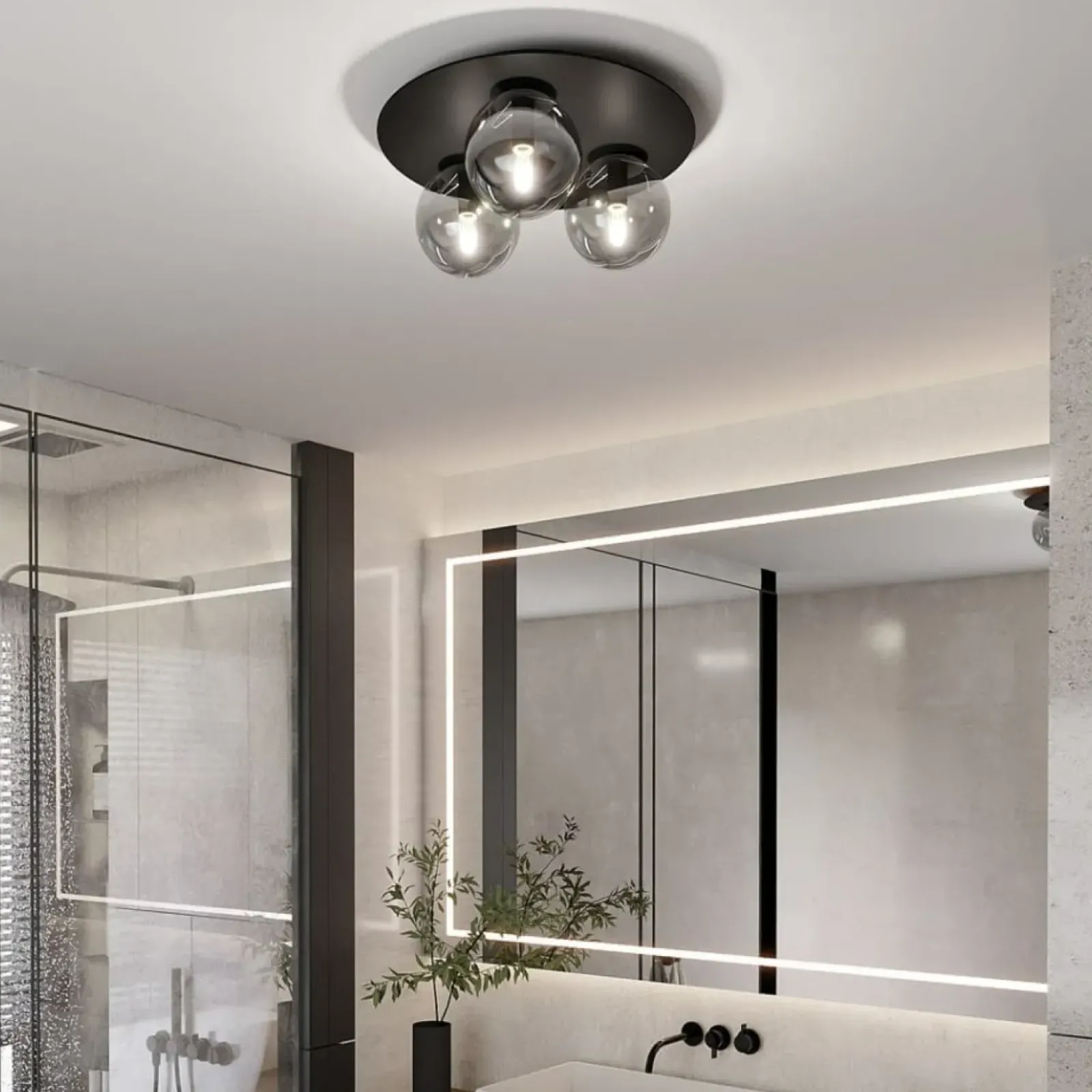Sklep Kaja Stylowa lampa sufitowa do loftowej sypialni 1128/3 SOLAR | Kaja Best Sale