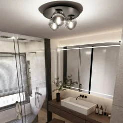 Sklep Kaja Stylowa lampa sufitowa do loftowej sypialni 1128/3 SOLAR | Kaja Best Sale