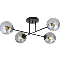 Sklep Kaja Stylowa lampa sufitowa do loftowego salonu 1245/4 z serii ROMA | Kaja Flash Sale