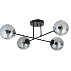 Sklep Kaja Stylowa lampa sufitowa do loftowego salonu 1245/4 z serii ROMA | Kaja Flash Sale