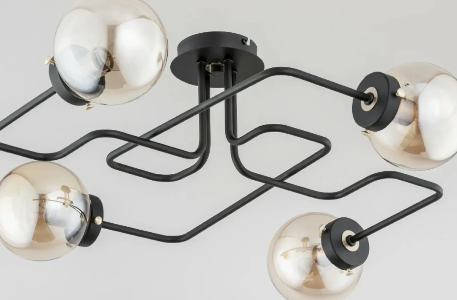 Sklep Kaja Stylowa lampa sufitowa na finezyjnych ramionach AL 24774 | Kaja Cheap