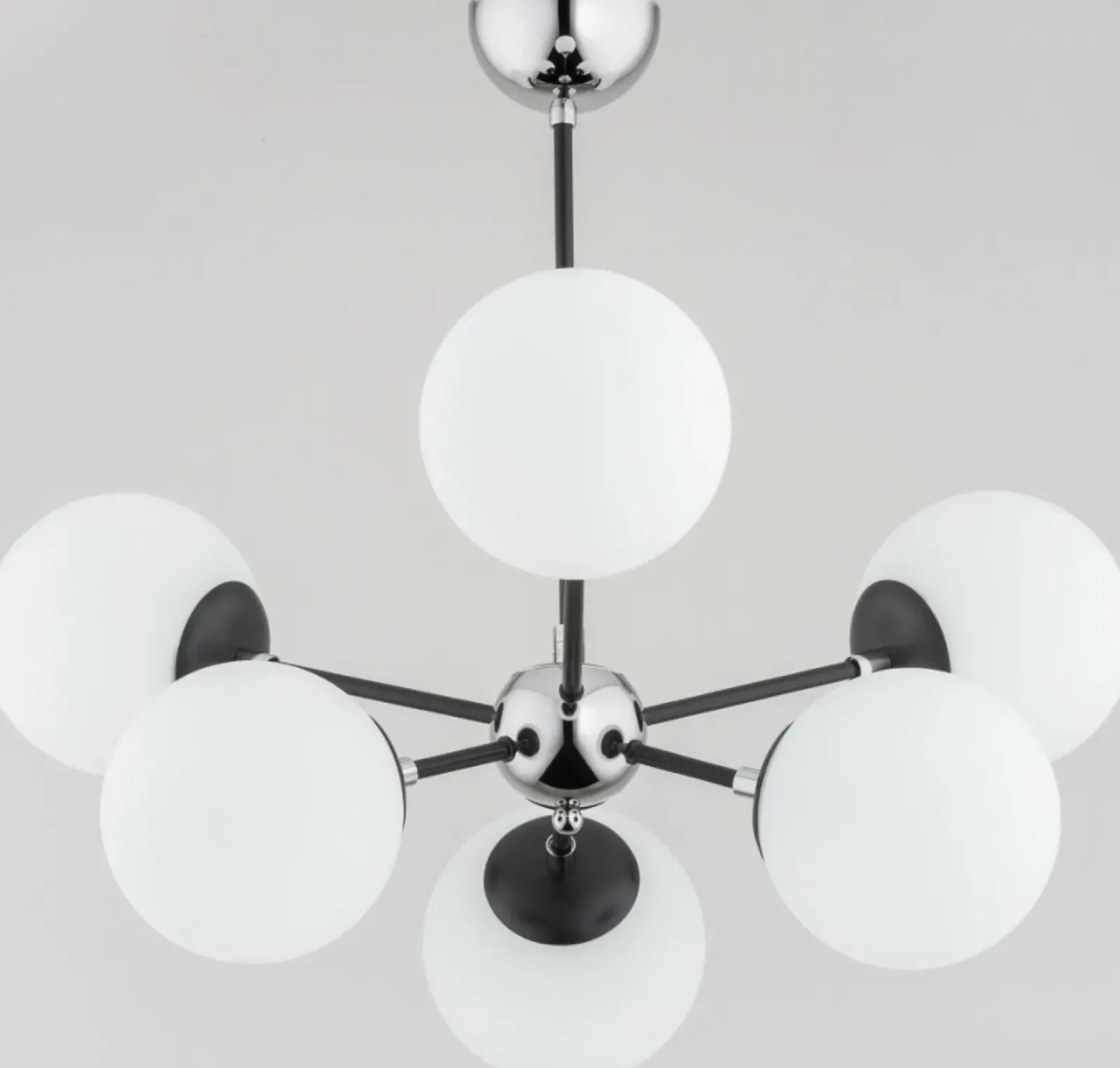 Sklep Kaja Stylowa lampa sufitowa w kolorze czerni i chromu AL 63100 | Kaja Flash Sale