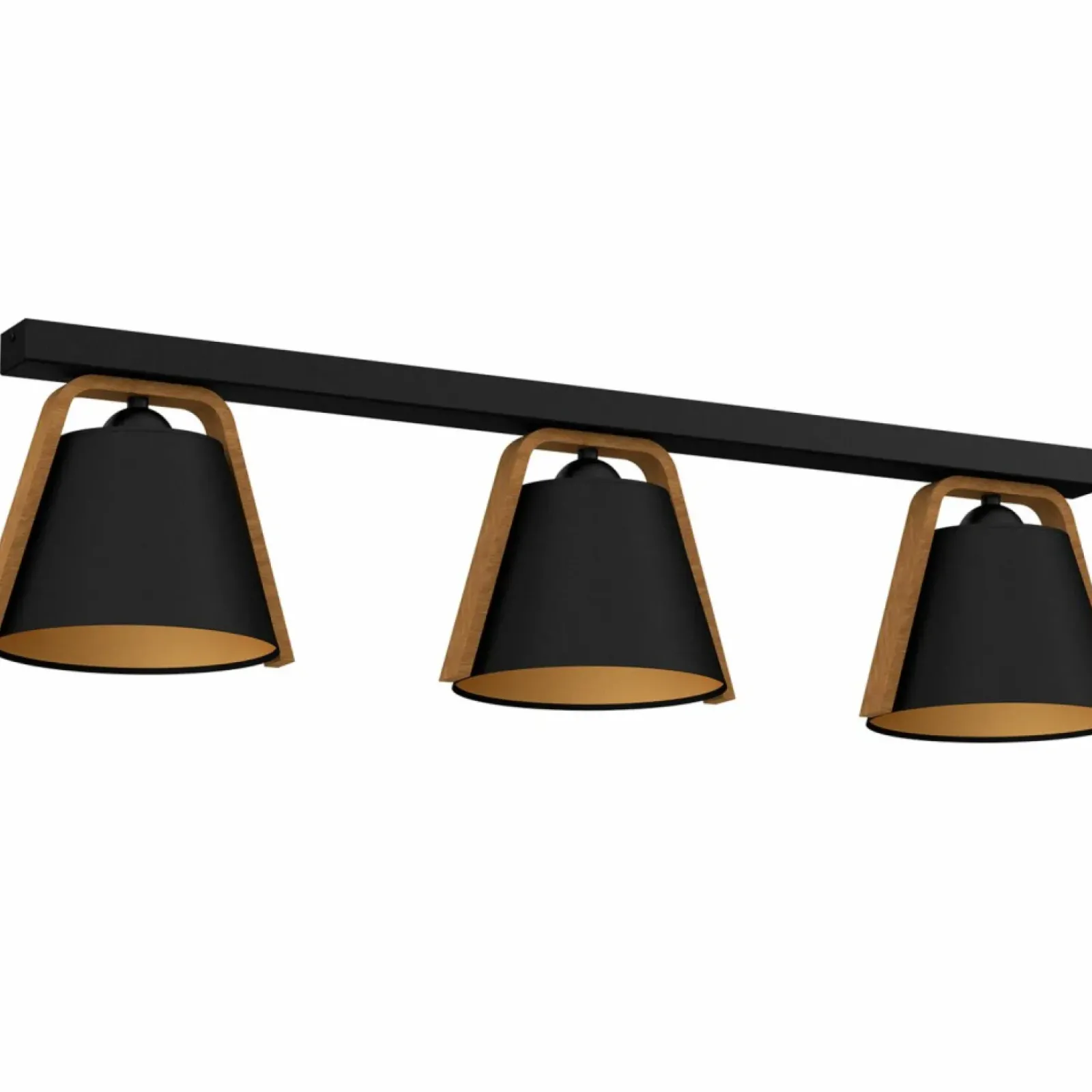 Sklep Kaja Stylowa lampa sufitowa, w kolorze czarno-złotym LX 0642 z serii NORKO New