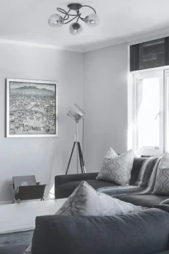 Sklep Kaja Stylowa lampa sufitowa z grafitowymi kloszami K-5116 z serii RUBI Sale