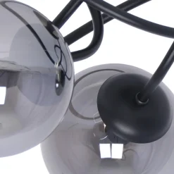 Sklep Kaja Stylowa lampa sufitowa z grafitowymi kloszami K-5116 z serii RUBI Sale