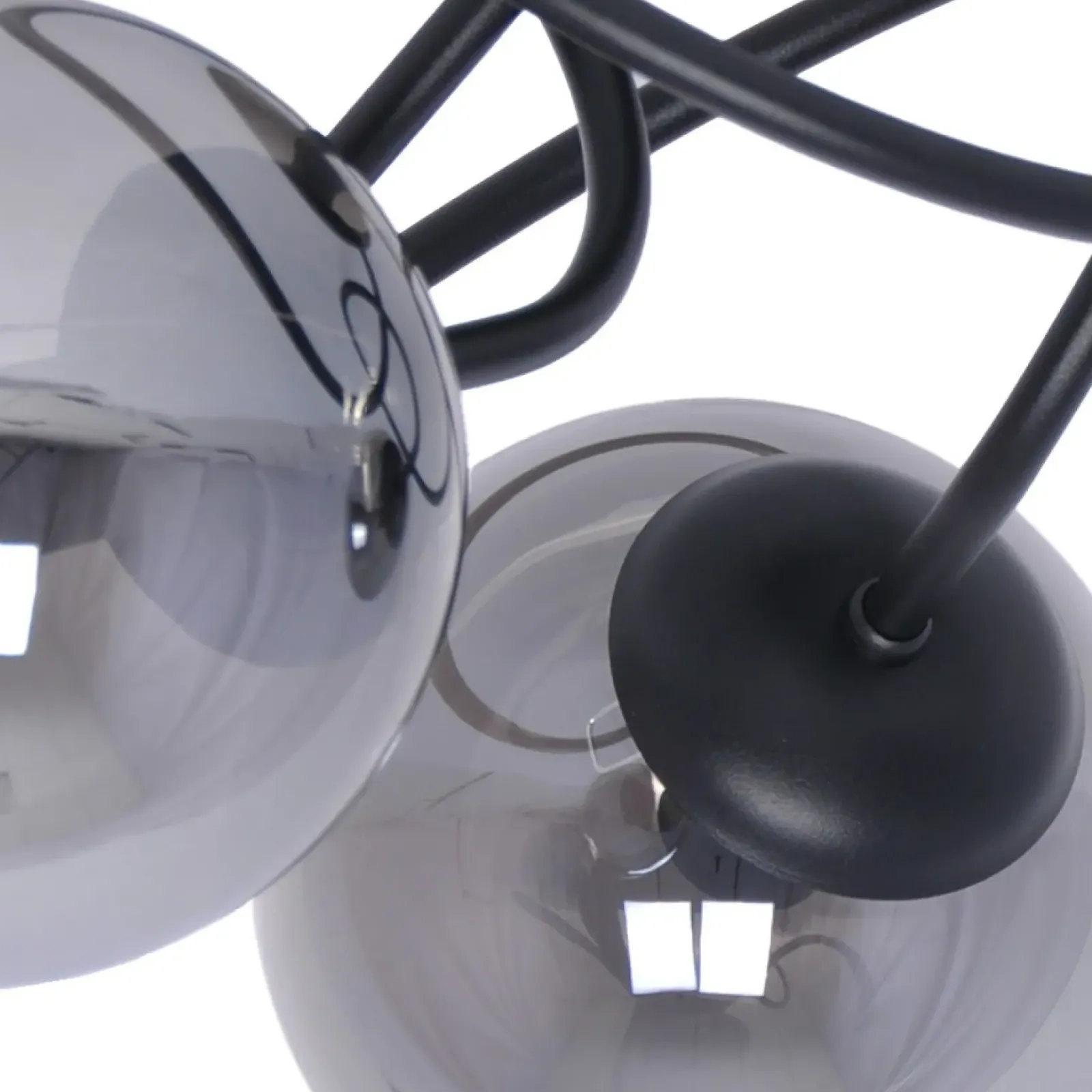 Sklep Kaja Stylowa lampa sufitowa z grafitowymi kloszami K-5116 z serii RUBI Sale