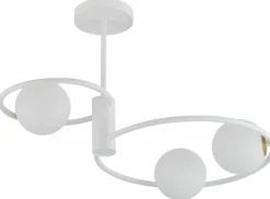 Sklep Kaja Stylowa lampa sufitowa z mlecznymi kulami SIG 33466 z serii AQUA biały Online