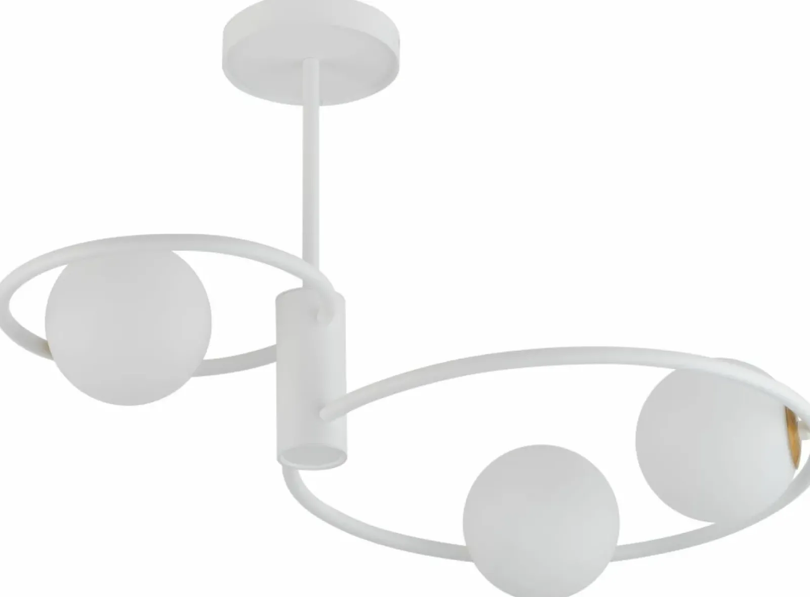 Sklep Kaja Stylowa lampa sufitowa z mlecznymi kulami SIG 33466 z serii AQUA biały Online