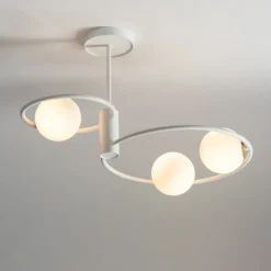 Sklep Kaja Stylowa lampa sufitowa z mlecznymi kulami SIG 33466 z serii AQUA biały Online