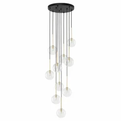 Sklep Kaja Stylowa lampa wisząca, 10 kulistych kloszy TK 5944 NILOS | Kaja Hot