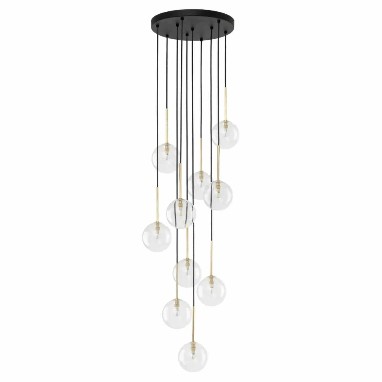 Sklep Kaja Stylowa lampa wisząca, 10 kulistych kloszy TK 5944 NILOS | Kaja Hot