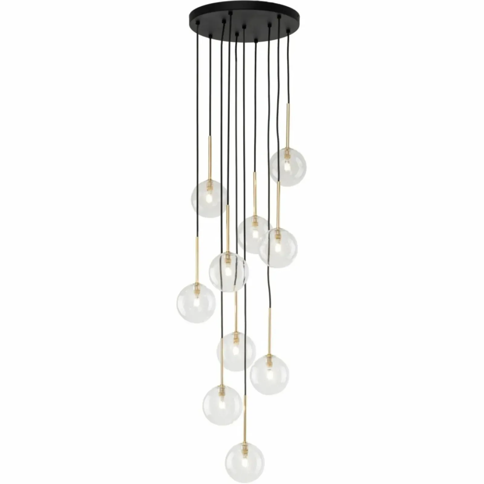 Sklep Kaja Stylowa lampa wisząca, 10 kulistych kloszy TK 5944 NILOS | Kaja Hot