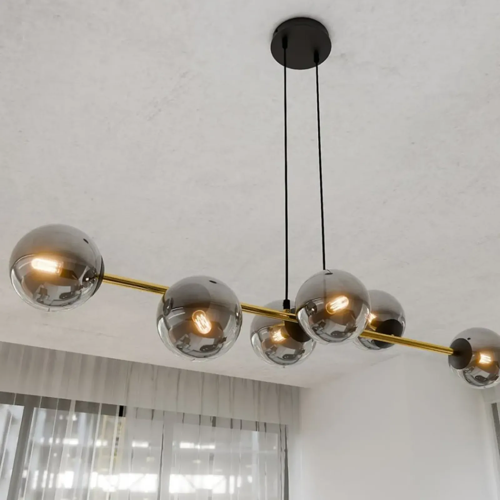 Sklep Kaja Stylowa lampa wisząca do jadalni, nad stół 1237/6 z serii GRAVITY Online
