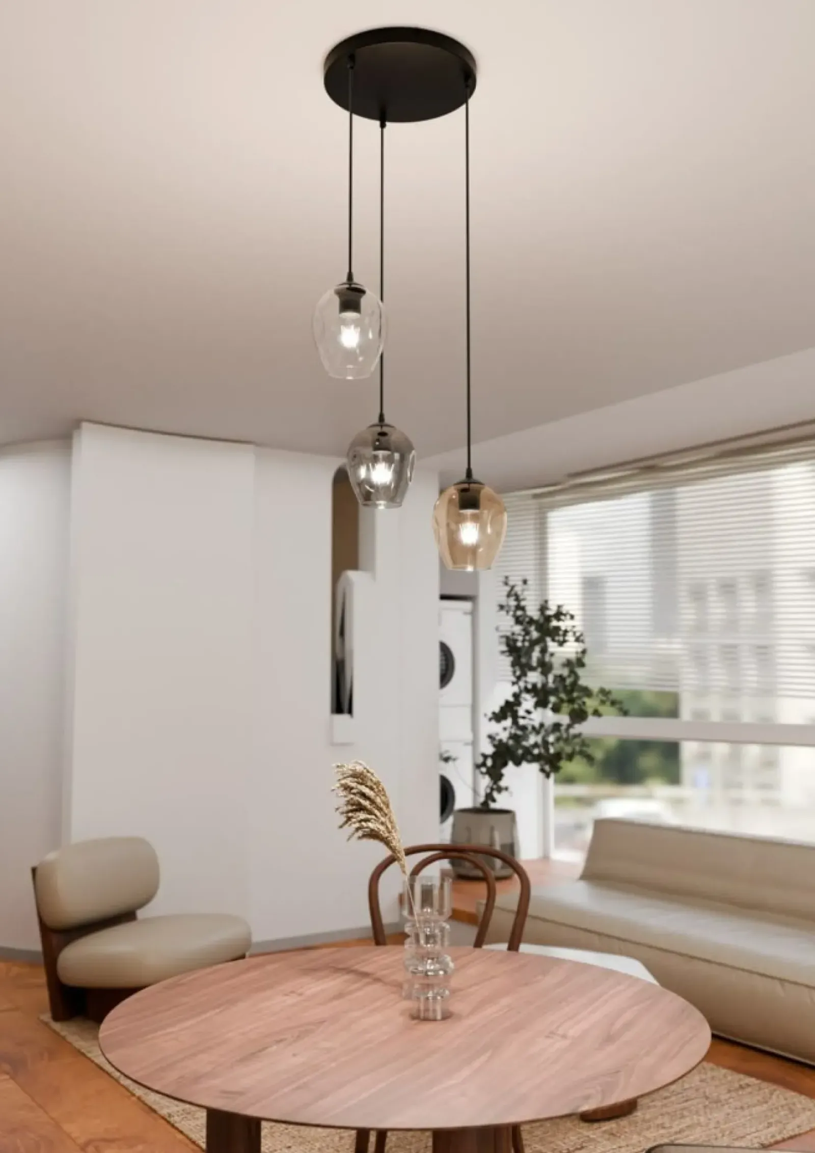Sklep Kaja Stylowa lampa wisząca do kuchni 682/3PREM ISTAR PREMIUM | Kaja Hot