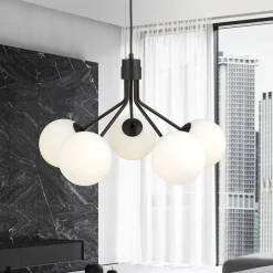 Sklep Kaja Stylowa lampa wisząca do nowoczesnego salonu 1138/5 NOVA | Kaja Best Sale