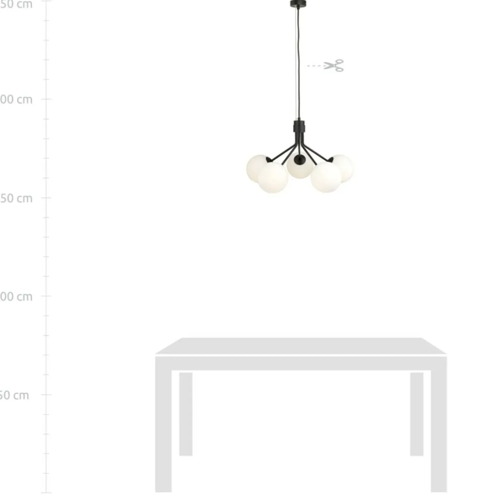 Sklep Kaja Stylowa lampa wisząca do nowoczesnego salonu 1138/5 NOVA | Kaja Best Sale