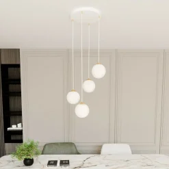 Sklep Kaja Stylowa lampa wisząca do nowoczesnego salonu 1244/4 z serii ROYAL Flash Sale