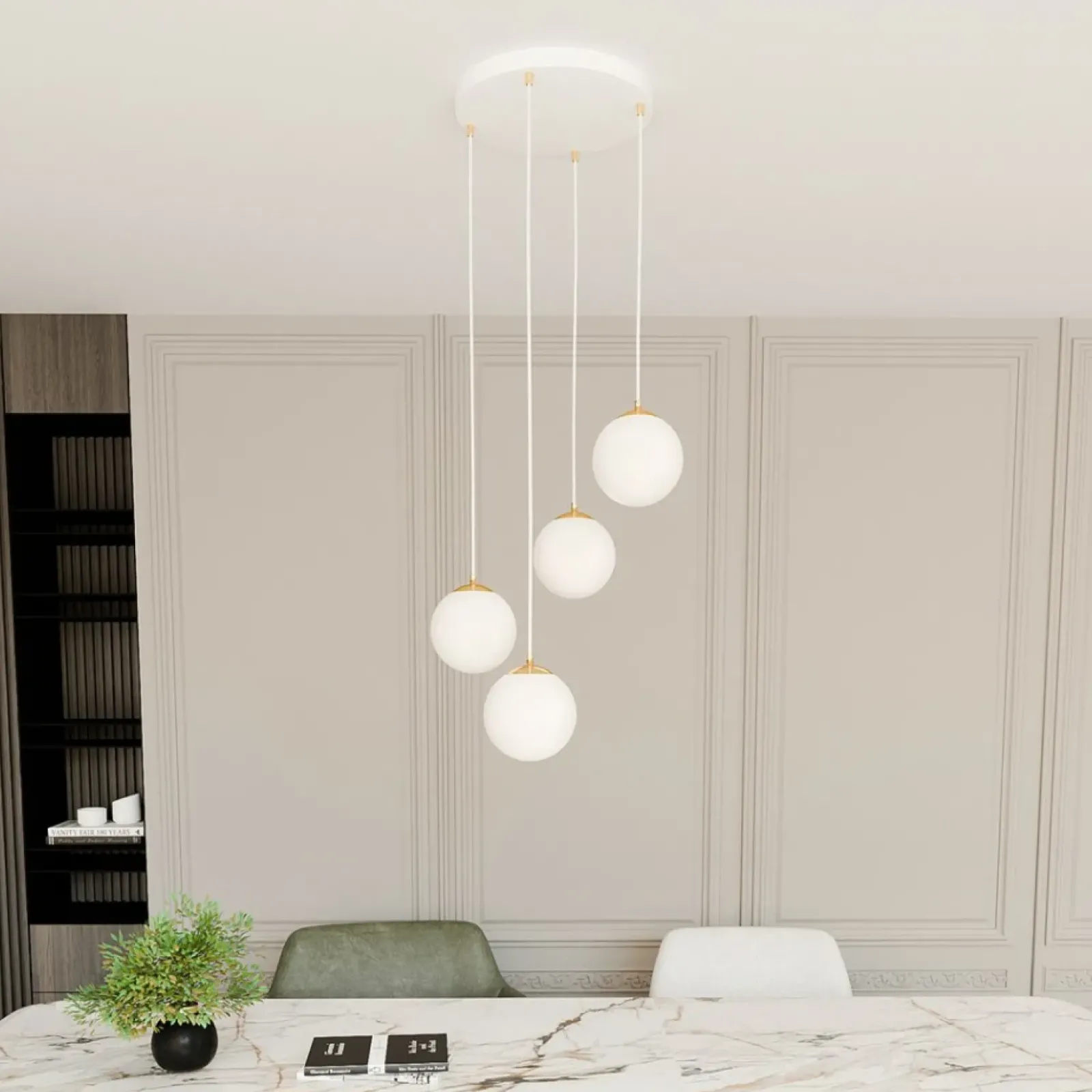 Sklep Kaja Stylowa lampa wisząca do nowoczesnego salonu 1244/4 z serii ROYAL Flash Sale