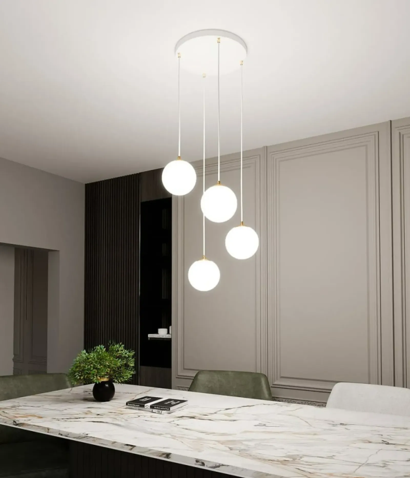 Sklep Kaja Stylowa lampa wisząca do nowoczesnego salonu 1244/4 z serii ROYAL Flash Sale