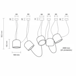 Sklep Kaja Stylowa lampa wisząca do podwieszania ANT 9038 DOBO | Kaja Oświetlenie Best