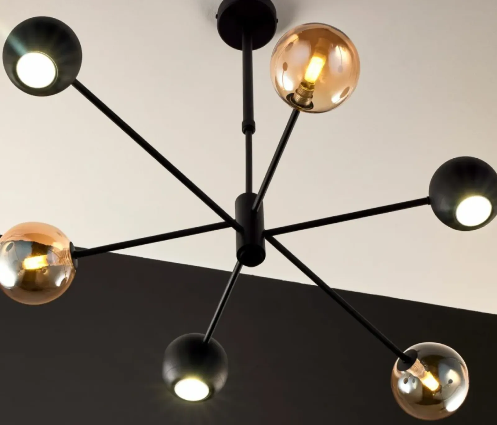 Sklep Kaja Stylowa lampa wisząca do sypialni JUP 1993 MO6 CZ BU MOKA | Kaja Flash Sale