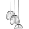 Sklep Kaja Stylowa lampa wisząca, druciane klosze SIG 40725 BELL | Kaja Sale