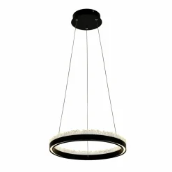Sklep Kaja Stylowa lampa wisząca LED z kryształkami PD2304400R-MB REGI | Kaja Store