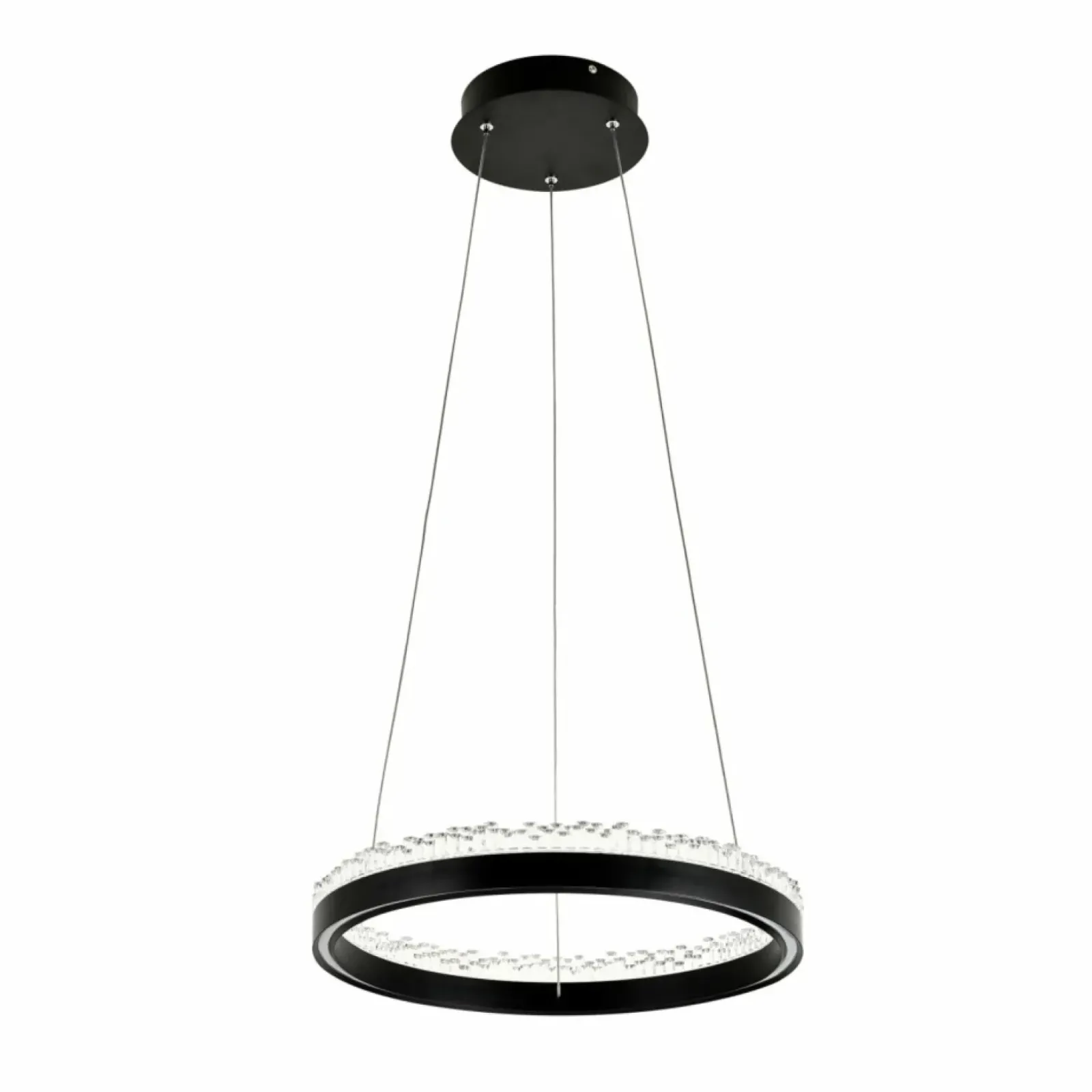 Sklep Kaja Stylowa lampa wisząca LED z kryształkami PD2304400R-MB REGI | Kaja Store
