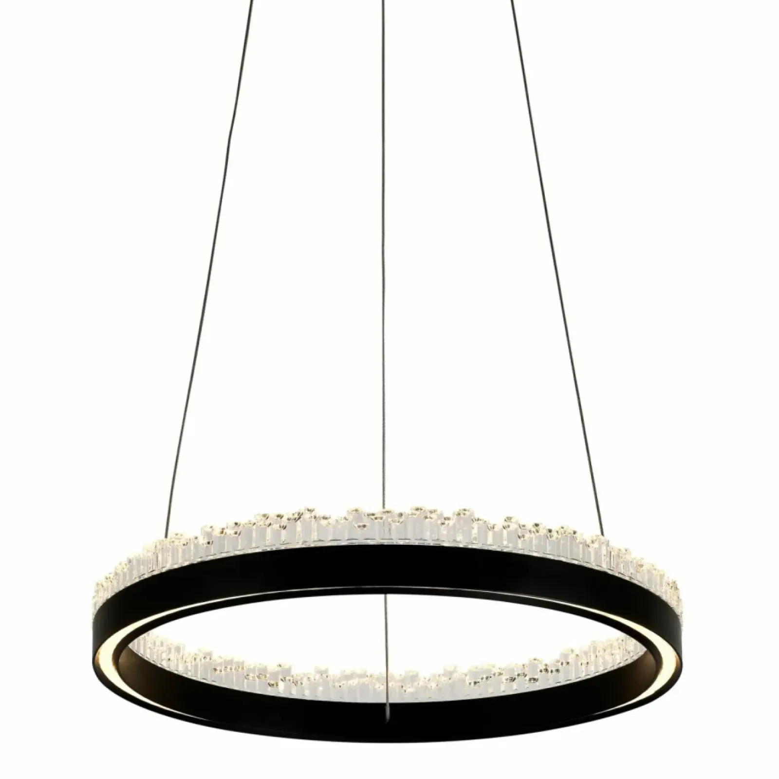 Sklep Kaja Stylowa lampa wisząca LED z kryształkami PD2304400R-MB REGI | Kaja Store