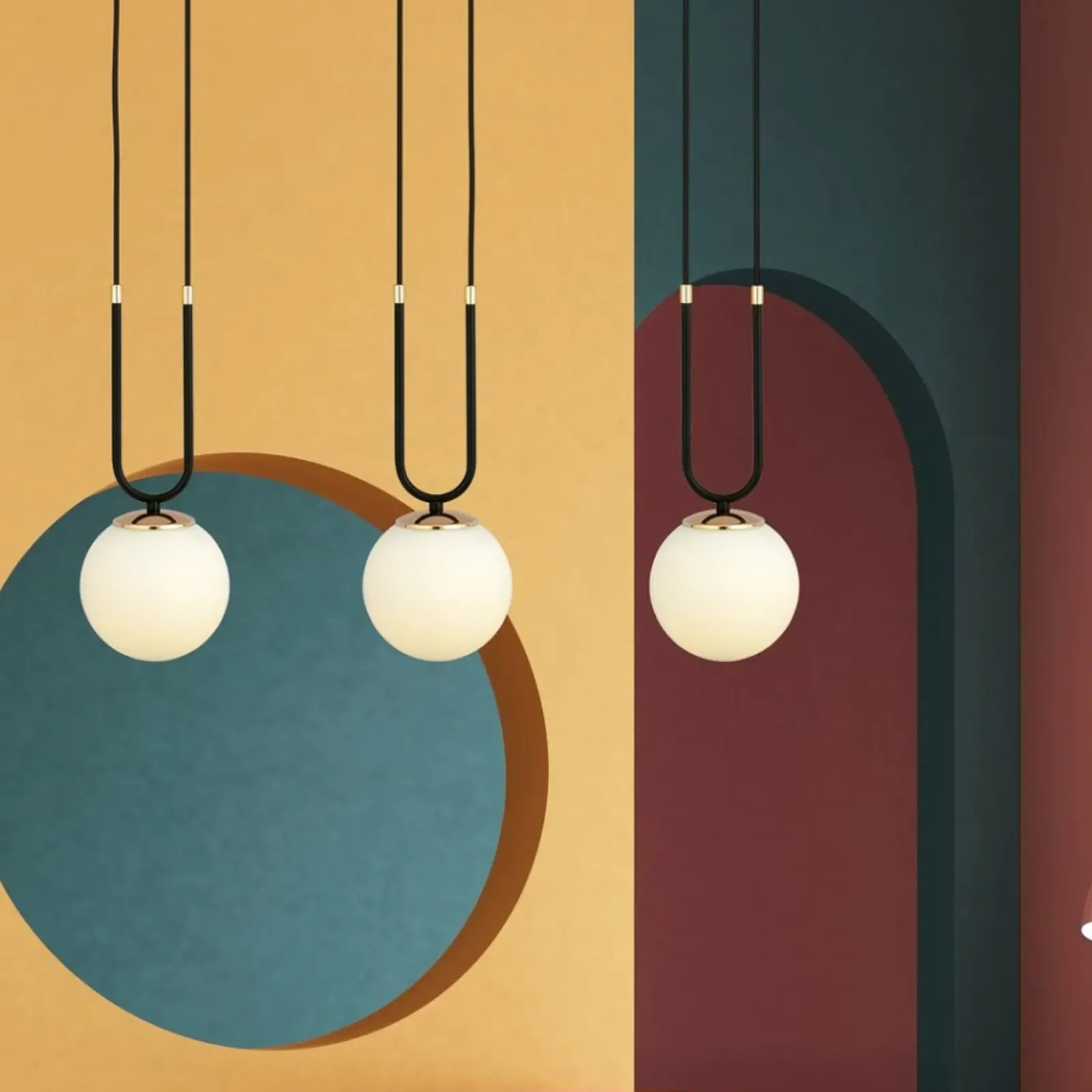 Sklep Kaja Stylowa lampa wisząca nad stół w salonie 1112/3 GLAM | Kaja Cheap